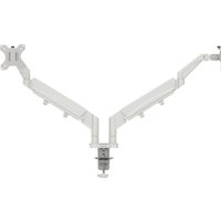 LEITZ Doppel-Monitorarm Ergo Dual, Armlänge: 453 mm, hellgrau – Bild 2