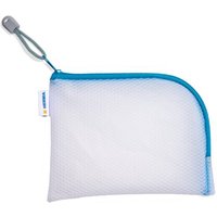 HERMA Reißverschlusstasche, Mesh Bags, DIN A6, blau