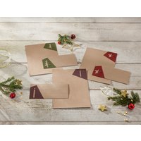 sigel Weihnachts-Umschlag-Set, Cut-out style, DIN lang – Bild 2