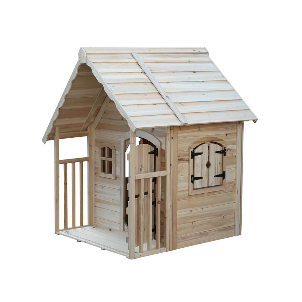 Spielhaus aus Holz KIMI - Natur – Bild 3