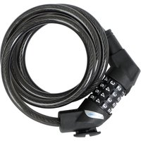 FISCHER Kabel-Fahrradschloss, Länge: 1.200 mm, schwarz