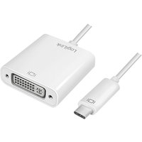 LogiLink USB-C - DVI Adapterkabel, weiß – Bild 2