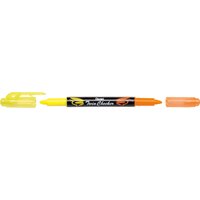 Pentel Textmarker, TWIN CHECKER, 2 Spitzen, gelb/orange – Bild 2