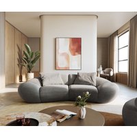 DELIFE Lunna 2-Sitzer Sofa Grau