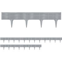 Deuba Beeteinfassung 4er-Set Grau 15,6m – Bild 2