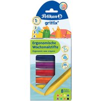 Pelikan griffix Wachsmaler, wasserfest, 8er Kartonetui – Bild 2