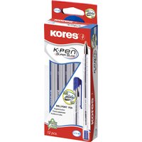 Kores Einweg-Kugelschreiber K-PEN Super Slide K11, blau – Bild 2