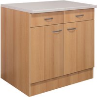 Flex-Well Nano Unterschrank Braun