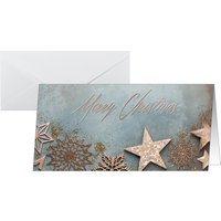 sigel Weihnachtskarte, Glamorous Christmas, DIN lang – Bild 2