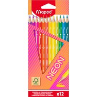 Maped Dreikant-Buntstift NEON, 12er Kartonetui