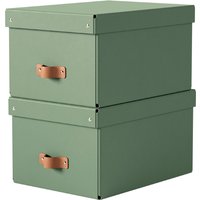 LEITZ Aufbewahrungsbox-Set Puro, Karton, 17 Liter, salbeigrün
