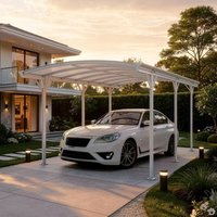 Design Carport FALO - 505 x 300 cm Weiß – Bild 2