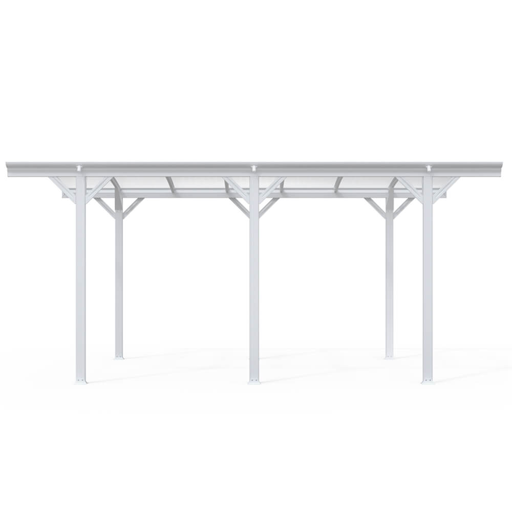 Design Carport FALO - 505 x 300 cm Weiß – Bild 5
