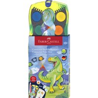 FABER-CASTELL Deckfarbkasten CONNECTOR Dino, 12 Farben – Bild 2
