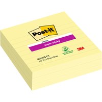 Post-it Haftnotizen super sticky notes, 101 x 101 mm, gelb – Bild 2