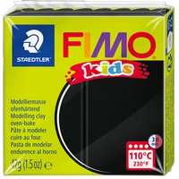 FIMO kids Modelliermasse, ofenhärtend, schwarz, 42 g