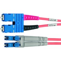 Telegärtner LWL Patchkabel, LC-Duplex - SC-Duplex, OM3, 3 m