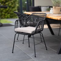 Gartenstuhl inkl. Sitzkissen TARA - 10er Set