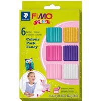 FIMO kids Modelliermasse-Set Colour Pack, girlie, 6er Set – Bild 2