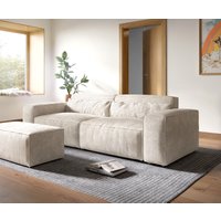 DELIFE Sirpio XL Big-Sofa Cord Beige