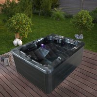 Outdoor Whirlpool BLACK MARBLE PURE - 210 x 160 cm für 3 Personen – Bild 2