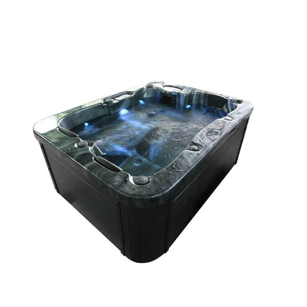 Outdoor Whirlpool BLACK MARBLE PURE - 210 x 160 cm für 3 Personen – Bild 5