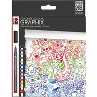 Marabu Fineliner COLOUR GRAPHIX, DOODLE SUPREME, 12er – Bild 2