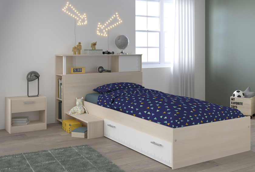 Parisot Kinderzimmer Charly 17 braun/weiß 3-teilig – Bild 3