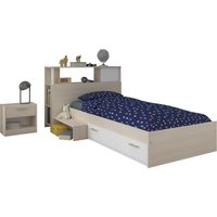Parisot Kinderzimmer Charly 17 braun/weiß 3-teilig