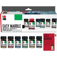 Marabu Marmorierfarbe, Easy Marble, Starter Set