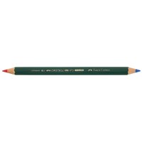 FABER-CASTELL Farbstift CASTELL COLOR 873, rot-blau
