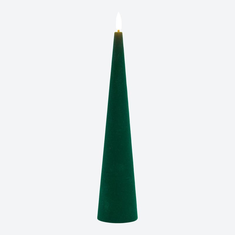 LED-Kegelkerze mit Timerfunktion, Höhe ca. 28 cm – Bild 3