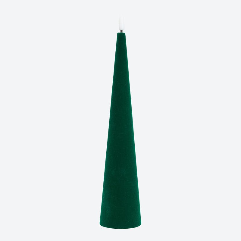 LED-Kegelkerze mit Timerfunktion, Höhe ca. 28 cm – Bild 4