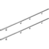 monzana 994347 Handlauf Edelstahl