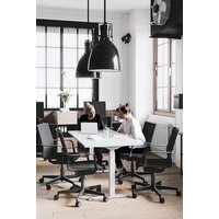 Topstar Sitz-/Steh-Schreibtisch, (B)1.200 mm, weiß/ahorn – Bild 2