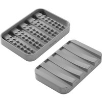 metaltex Seifenablage Gravity-Soap, grau