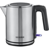 SEVERIN Wasserkocher WK 3449, 1,7 Liter, Edelstahl/schwarz – Bild 2