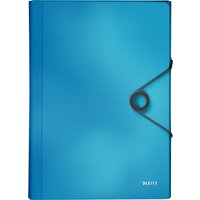LEITZ Fächermappe Solid, A4, PP, 6 Fächer, hellblau