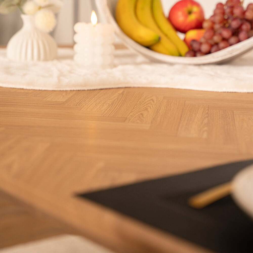 Home Deluxe 4058166271556 Esstisch Fishbone Oak – Bild 6