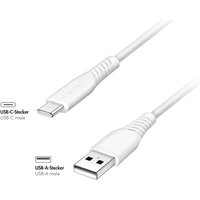 LogiLink USB 2.0 Kabel, USB-A - USB-C, 1,5 m, weiß