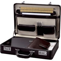 Alassio Attaché-Koffer, TAORMINA, Leder, schwarz – Bild 2