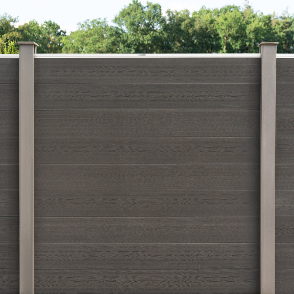 WPC Sichtschutzzaun CALLADO - 4 x Element 5 x Pfosten – Bild 6
