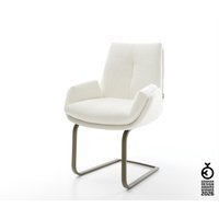 Freischwinger Clea-Flex Bouclé Soft Beige Freischwinger flach Effektfinish Titan