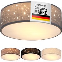 monzana 109405 Deckenlampe Grau Ø30cm