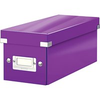 LEITZ CD-Ablagebox Click & Store WOW, violett