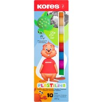 Kores Kinderknete, PLASTILINA, 10 Farben in Faltschachtel – Bild 2