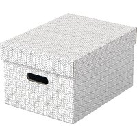Esselte Aufbewahrungsbox Home M, 3er Set, weiß – Bild 2
