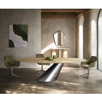DELIFE Edge Esstisch Oval Keramik – Bild 2
