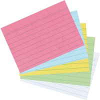 herlitz Karteikarten, DIN A8, liniert, rosa – Bild 2