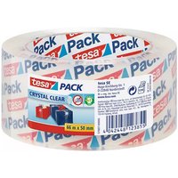 tesapack Verpackungsklebeband crystal clear, 50 mm x 66 m – Bild 2